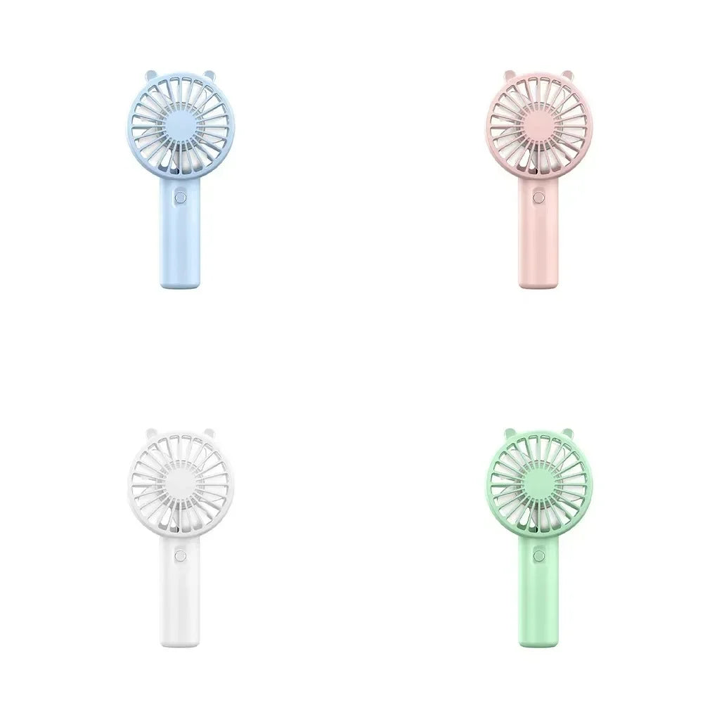 Mini Portable Cooling Fan Handheld Fan Small USB Rechargeable Eyelash Eyelash Mute Cooler Handheld Fan USB Rechargeable Desk