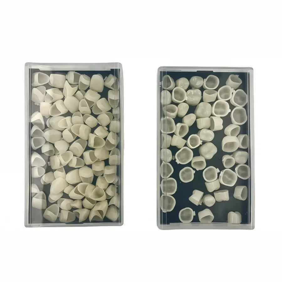 Teeth Veneers Dentistry Tooth Whitening Tools 50 Pcs/Box Dental Temporary Crown Kit Anterior Front Molar Posterior