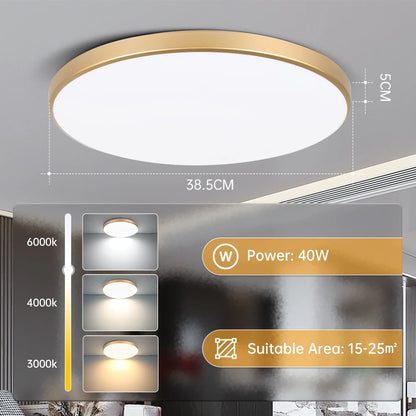 Led Ceiling Lamp Modern Ceiling Chandelier 220V Led Panel Lighting Fixture For Bedroom Kitchen Home Ultra Thin Ceiling Lights