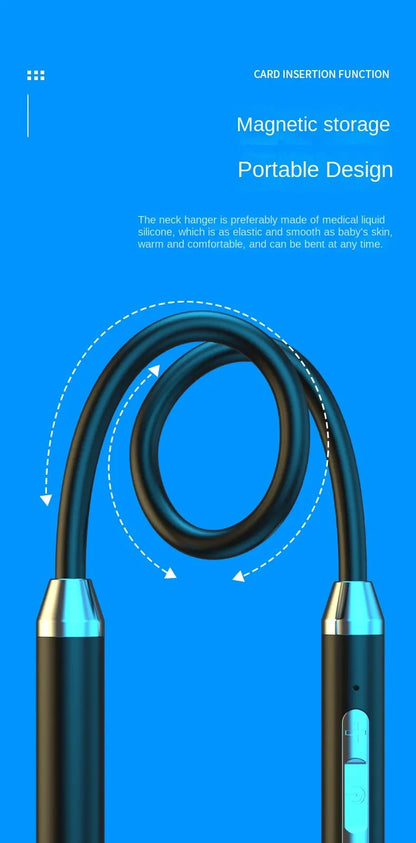 Wireless Headphones Bluetooth 5.0 Neckband Earphones Silicone Hifi 9D Stereo Sports Headset Halter Waterproof Magnetic Earbuds