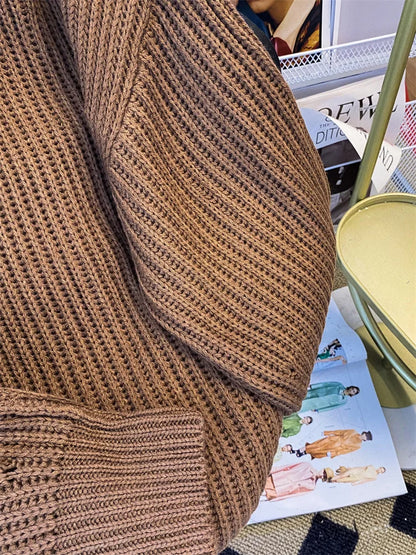 Syiwidii Oversized Sweaters for Women Knit Pullover Spring Autumn Winter Long Sleeve Causal Fashion Elegant Ladies Loose Jumpers