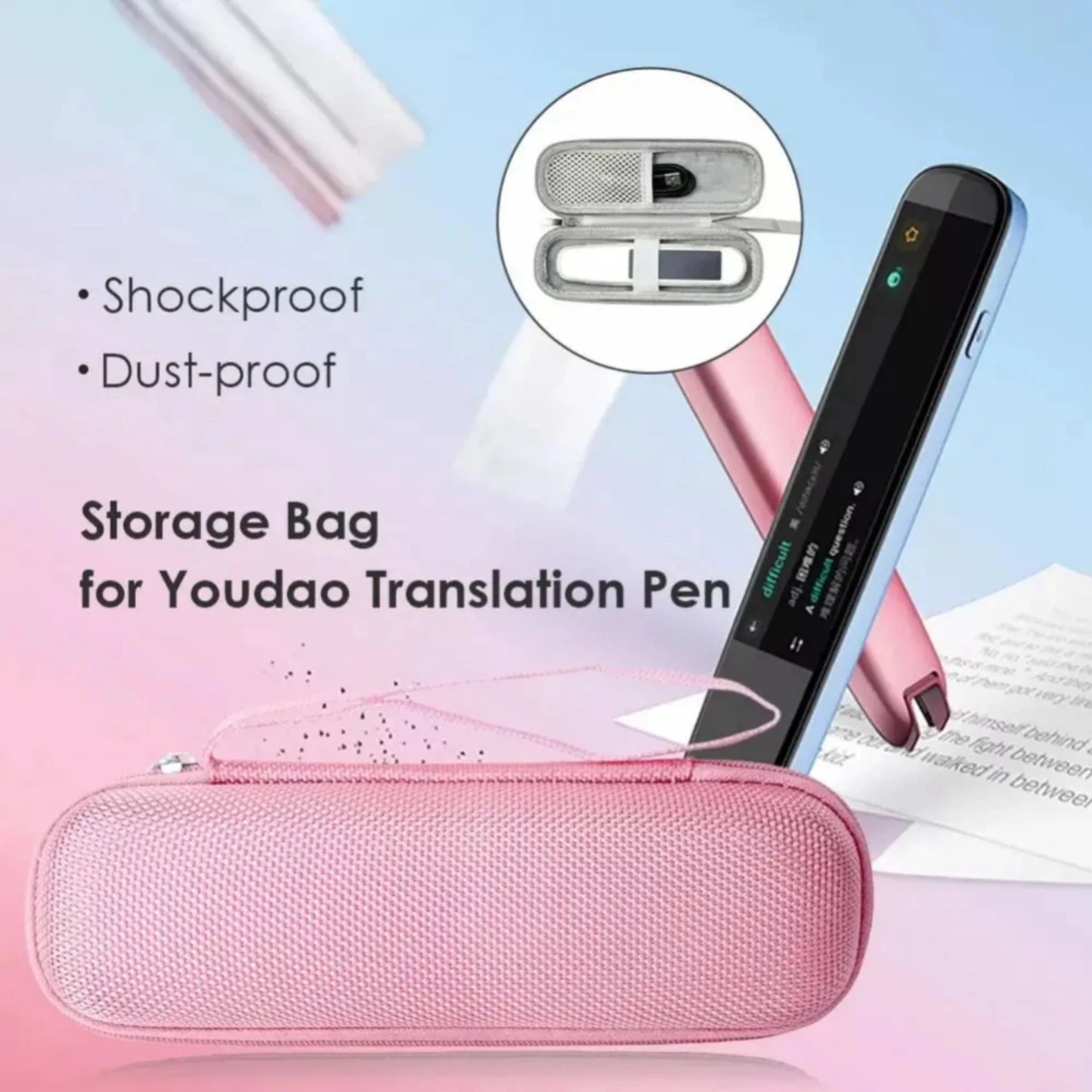 Organizer Holder  IFLYTEK AIP-S10 Carrying   Case Translator Pen