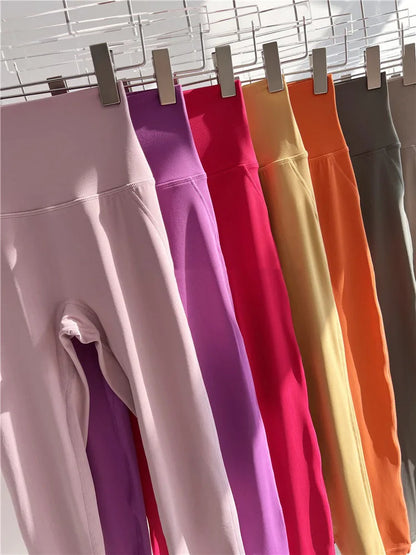 No need wear Underware Yoga Sport Pant Fitness Workout Tights and Soft Women High Waist Running Gym Leggings