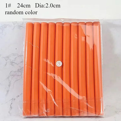 20pcs Flexible Hair Curling Rod Hair Curler Makers Soft Foam Bendy Twist Curls Flexi Rollers Styling Tools Hair Roller