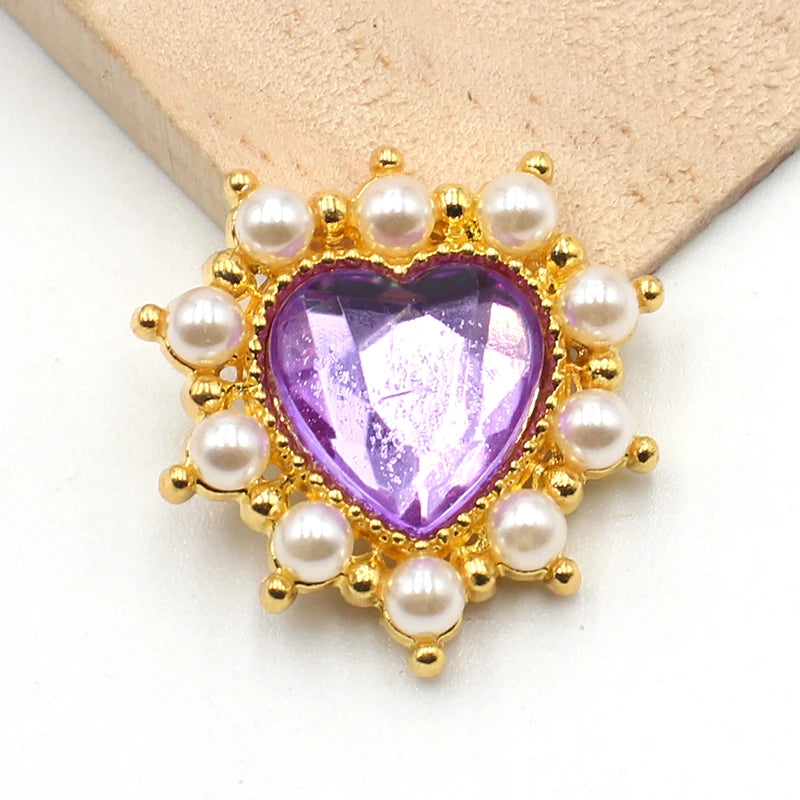 23MM fashion pearl and peach alloy accessories Diy wedding dress hair accessories invitation jewelry decorative accessories