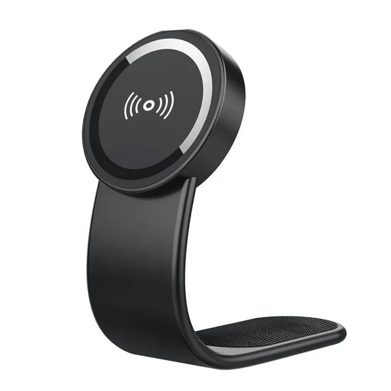 Magnetic Car Phone Holder Wireless Charger Car Fast Charging Dashboard Car Mount Bracket for iPhone 15 14 13 12 Pro Max Macsafe