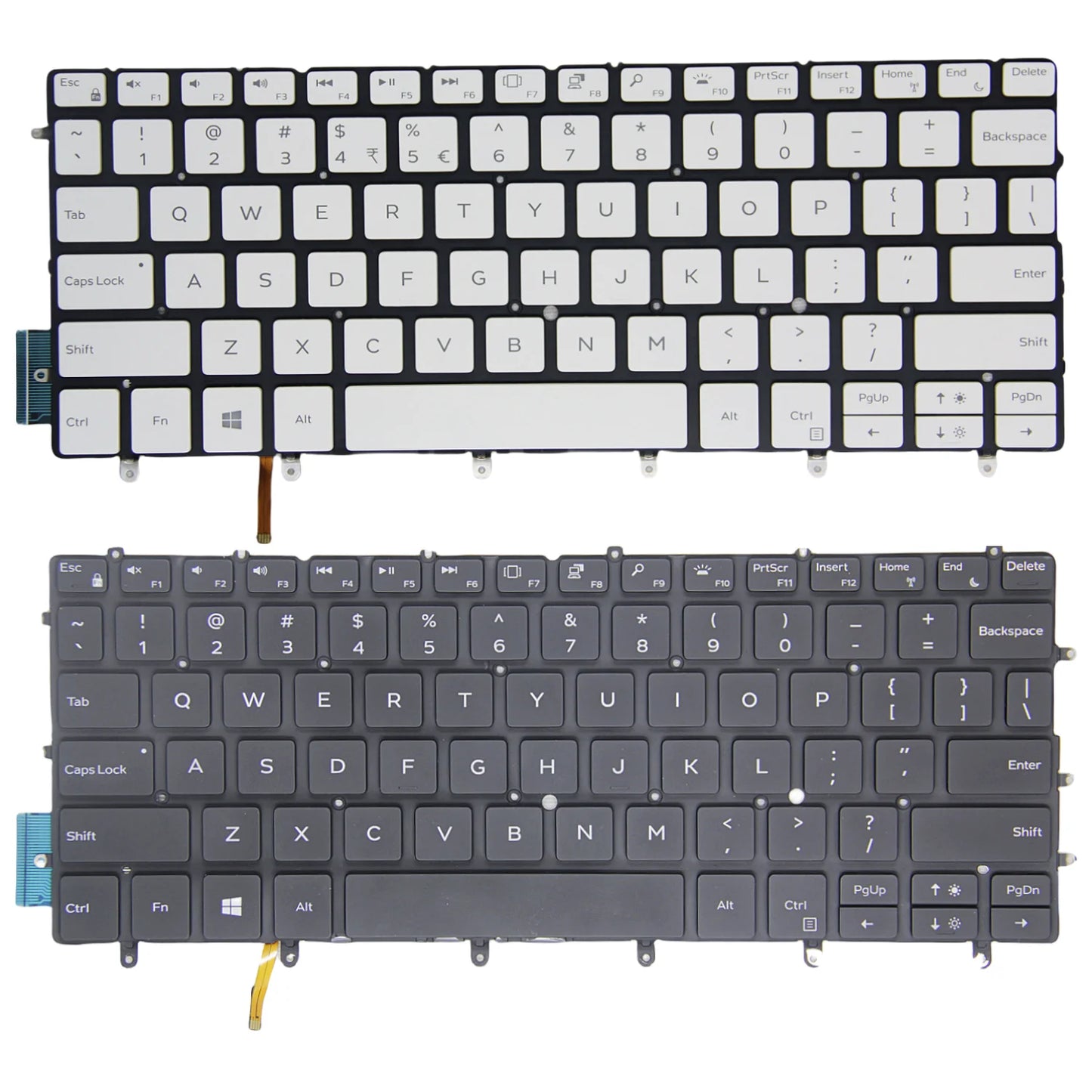 100%New US for Dell XPS 13 9370 9375 9380 9317 9305 P82G 7390 Laptop Keyboard