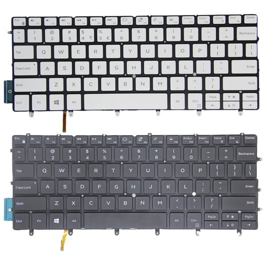 100%New US for Dell XPS 13 9370 9375 9380 9317 9305 P82G 7390 Laptop Keyboard
