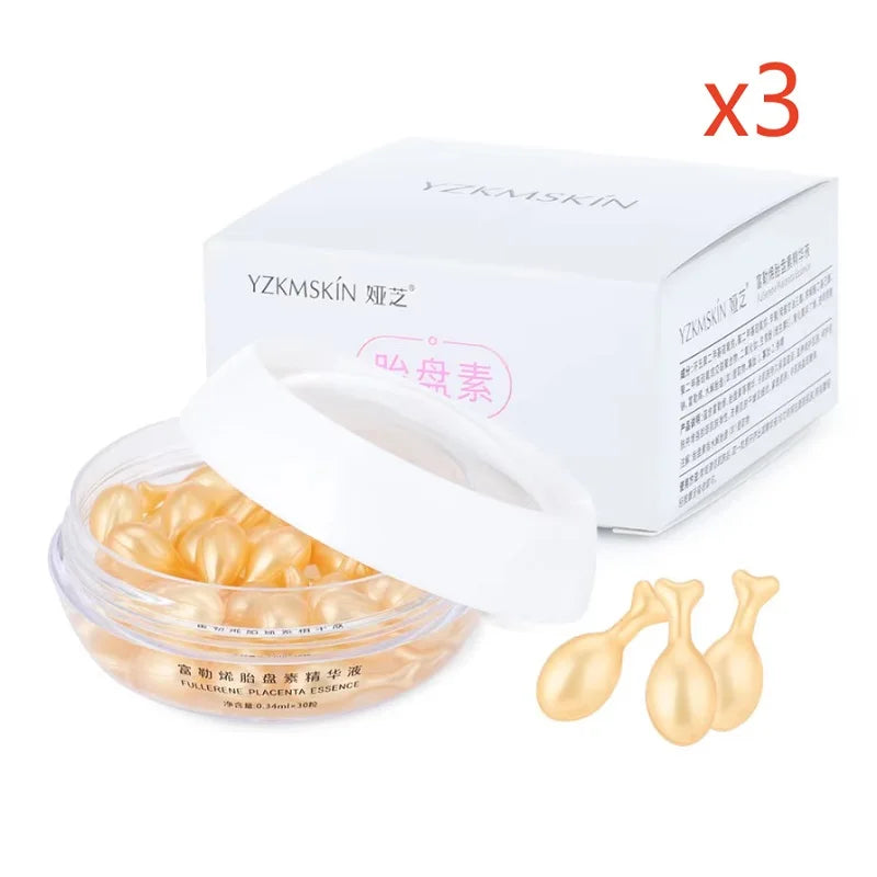 30Pcs Hyaluronic Acid Capsules Serum Hydrating Repair Moisturizing Essence Liquid Facial Deeply Nourishes Firming Skin Care