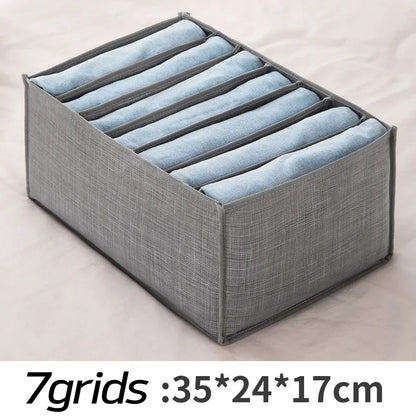 Storage for Clothes Pants organizer Jeans T-shirt Storage Box Folded Closet Organizer Drawer Divider Boxes Underwear Organizers