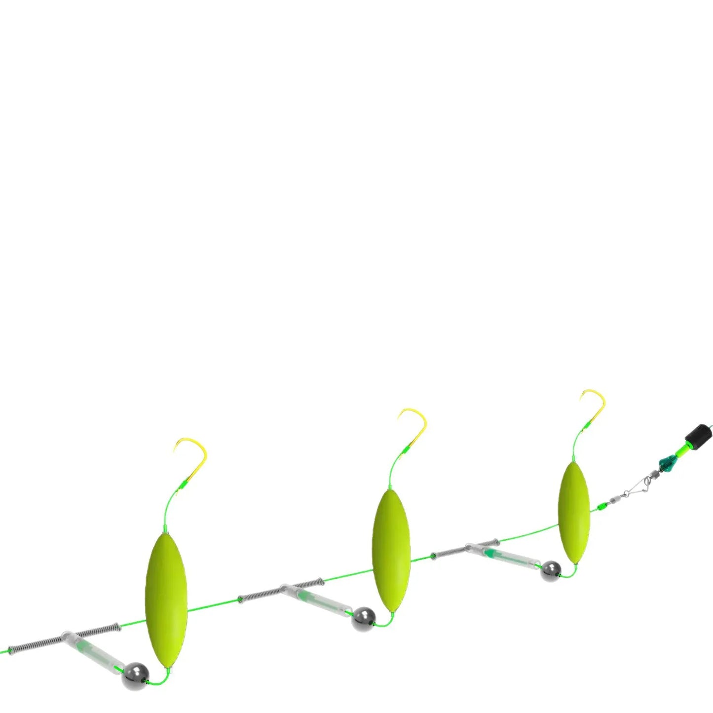 Three Hook Fishing Hair Rigs Hook Suspension Anti Bottom Carp Fishing Hook Ready Made Pesca Carp Rigs Fishing Lure