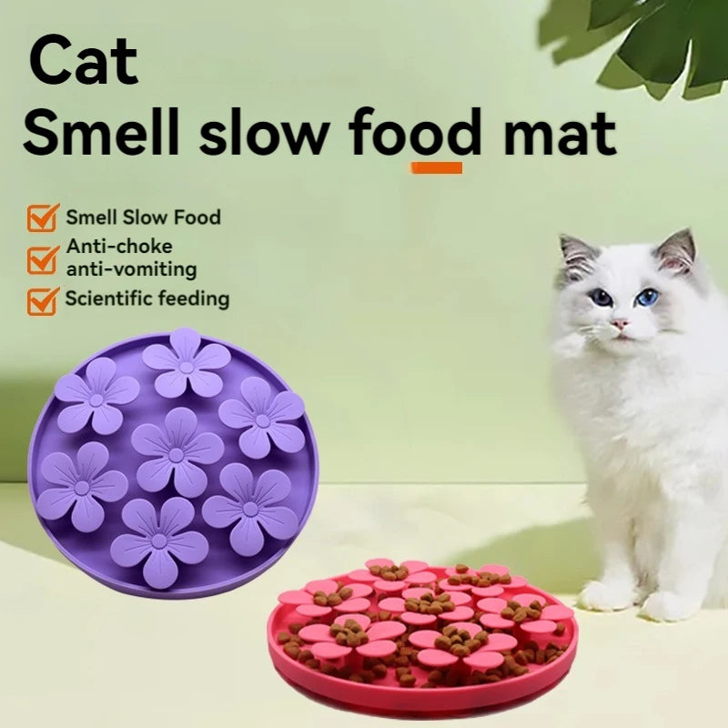 Pet Products Mat For Dogs Cats Slow Food Bowls With Suction Cup Feeding Food Silicone Lick Pad Dog Slow Feeders Treat Dispensing