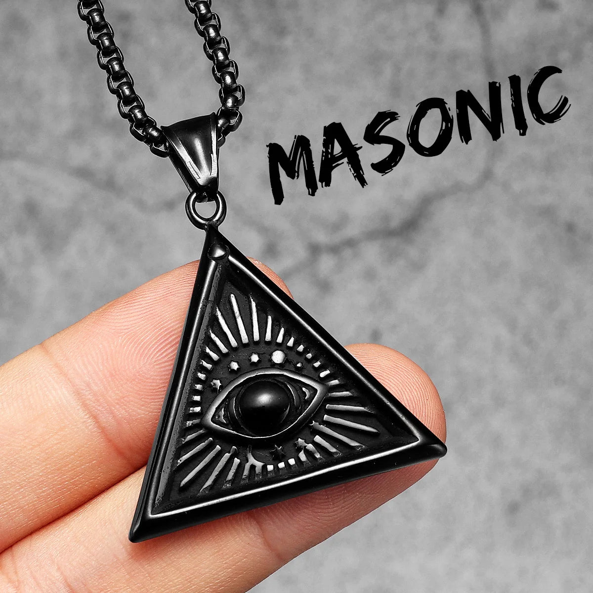 Salomon Masonic Star of David Stainless Steel Men Necklaces Pendant Chain Punk New in For Women Fashion Jewelry Gifts Wholesale