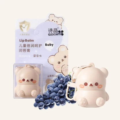 Children Fruity Lip Balm Cute Little Bear Lip Balm For Baby Moisturizing Anti-Dry Anti Crack Lipbalm Lip Care