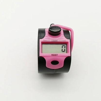 Electronic 5 Digit Number Counters Plastic Shell Hand Finger Display Manual Counting Tally Clicker Timer Soccer Golf Counter