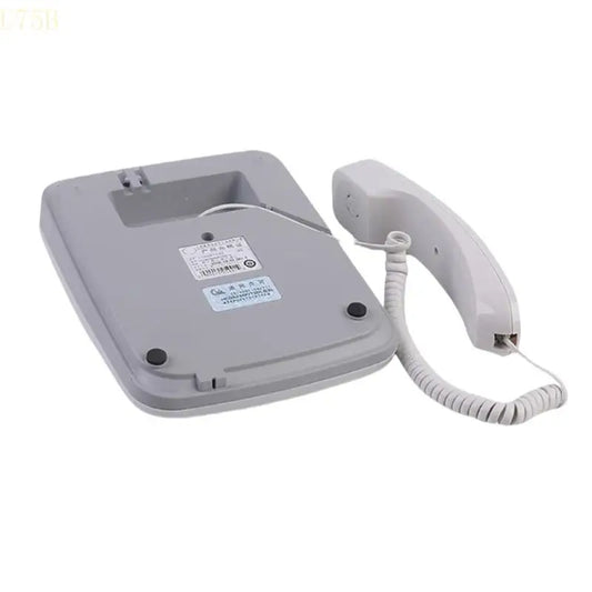 U75B C168 Office Telephone Hotel Fixed Line Phone No Need Battery Double Interfaces Corded Telephone 24 Selectable Ringtones
