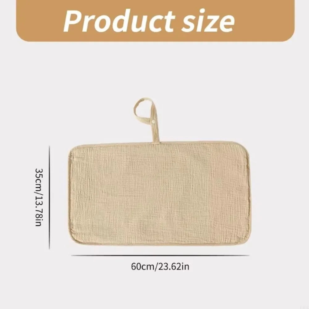 Soft Baby Diaper Changing Pad Strong Absorbent Breathable Infant Diaper Mat Hypoallergenic Diapering Sheet Baby Bed Pad Nursery