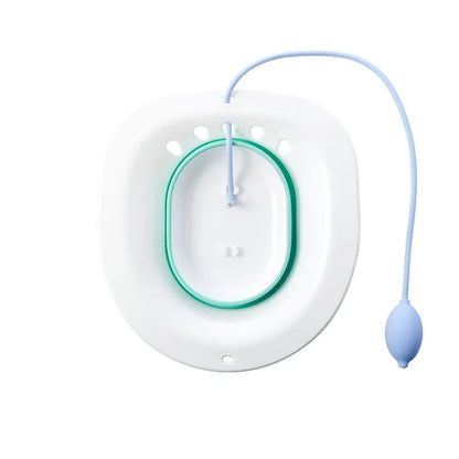 Sitz Bath, Sitz Bath for Hemorrhoids, Sitz Bath for Toilet Seat, Postpartum Care, Sits Bath Kit for Women, Collapsible