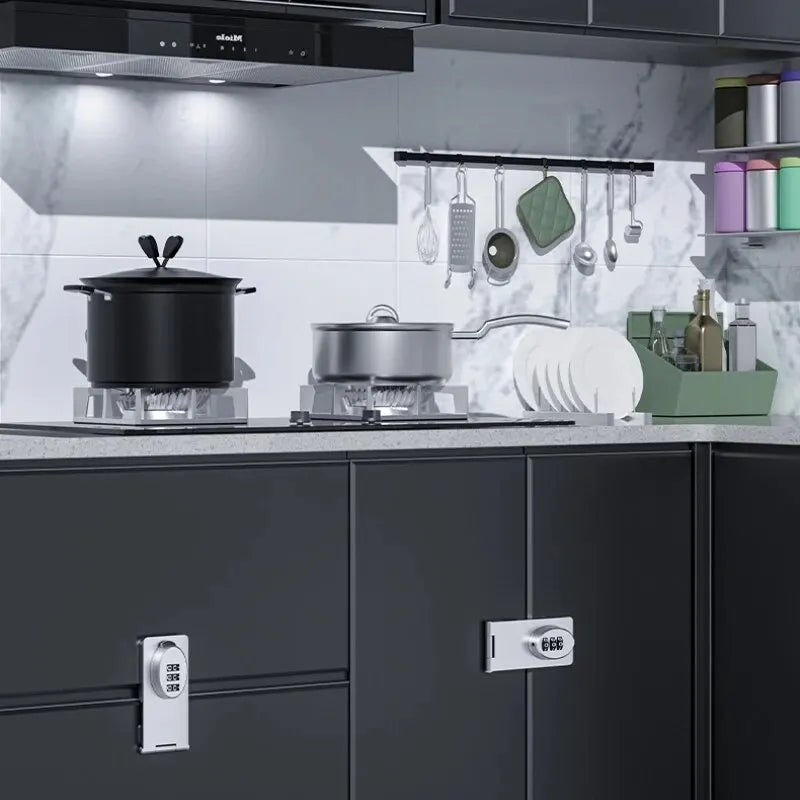 Child Safety Lock Double Opening Cabinet Lock File Cabinet Door Lock Drawer Lock Cabinet Lock Furniture Lock Locker Lock