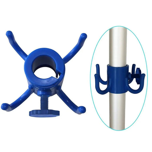 Portable Outdoor Beach Umbrella Hooks Hanger Versatile Space-saving Four-corner Hook Useful Wear-resistant Umbrella Accessories