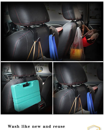Car Seat Back Hook Universal Headrest Hook Car Accessories Interior Organizer Hanger Holder Storage For Car Bag Handbag Purse