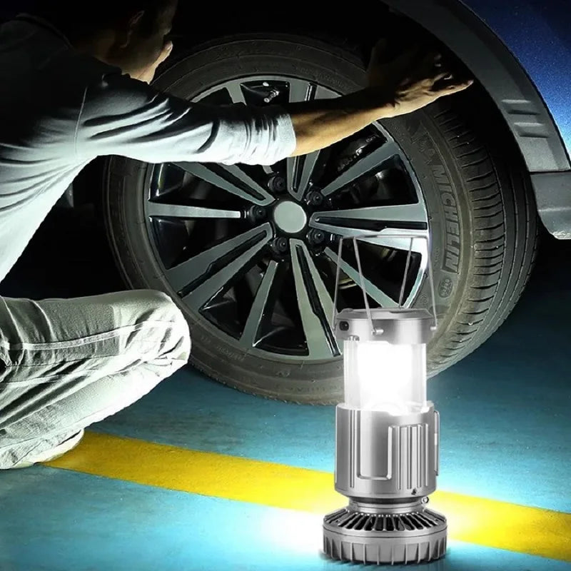 Camping, outdoor charging, horse light, solar fan, multifunctional emergency light, hanging lantern, emergency tent