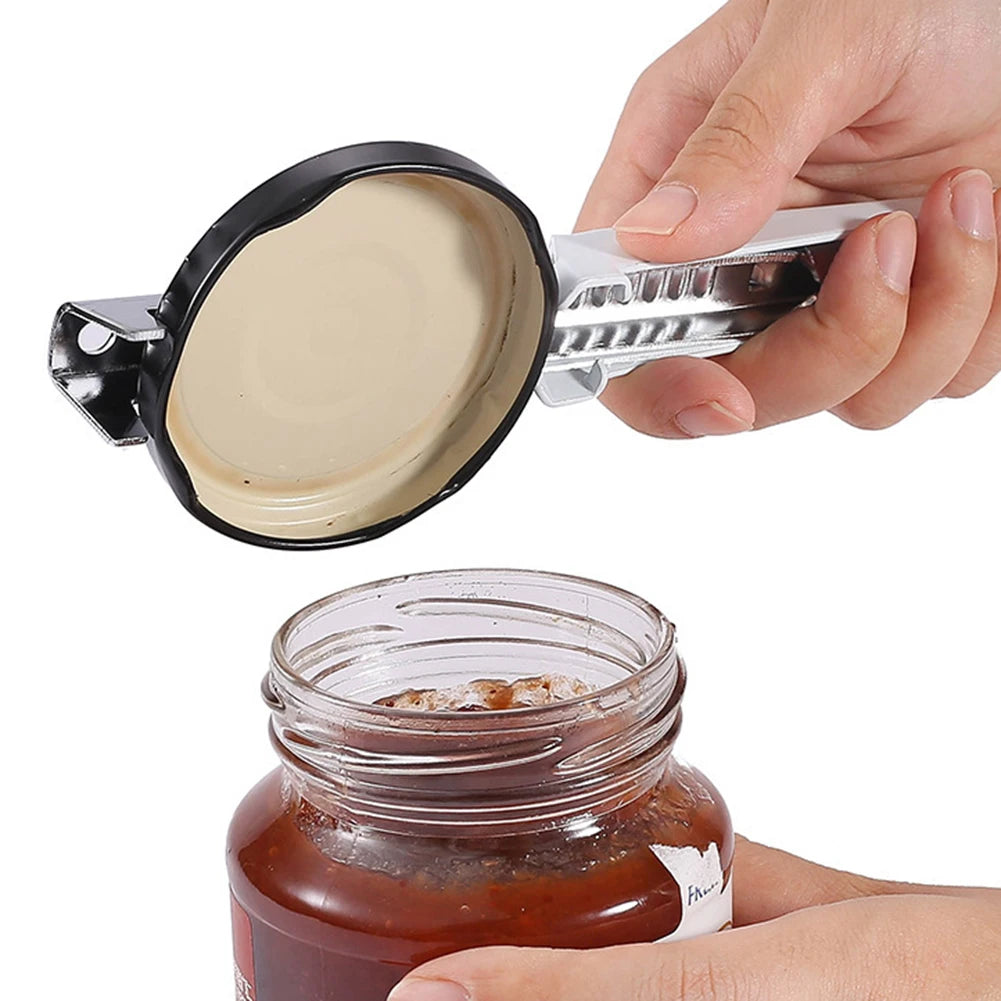 Multifunctional Can Jar Openers Adjustables Bottle Lid Opener Portable Beer Bottles Lid Removal Tool Kitchen Accessories