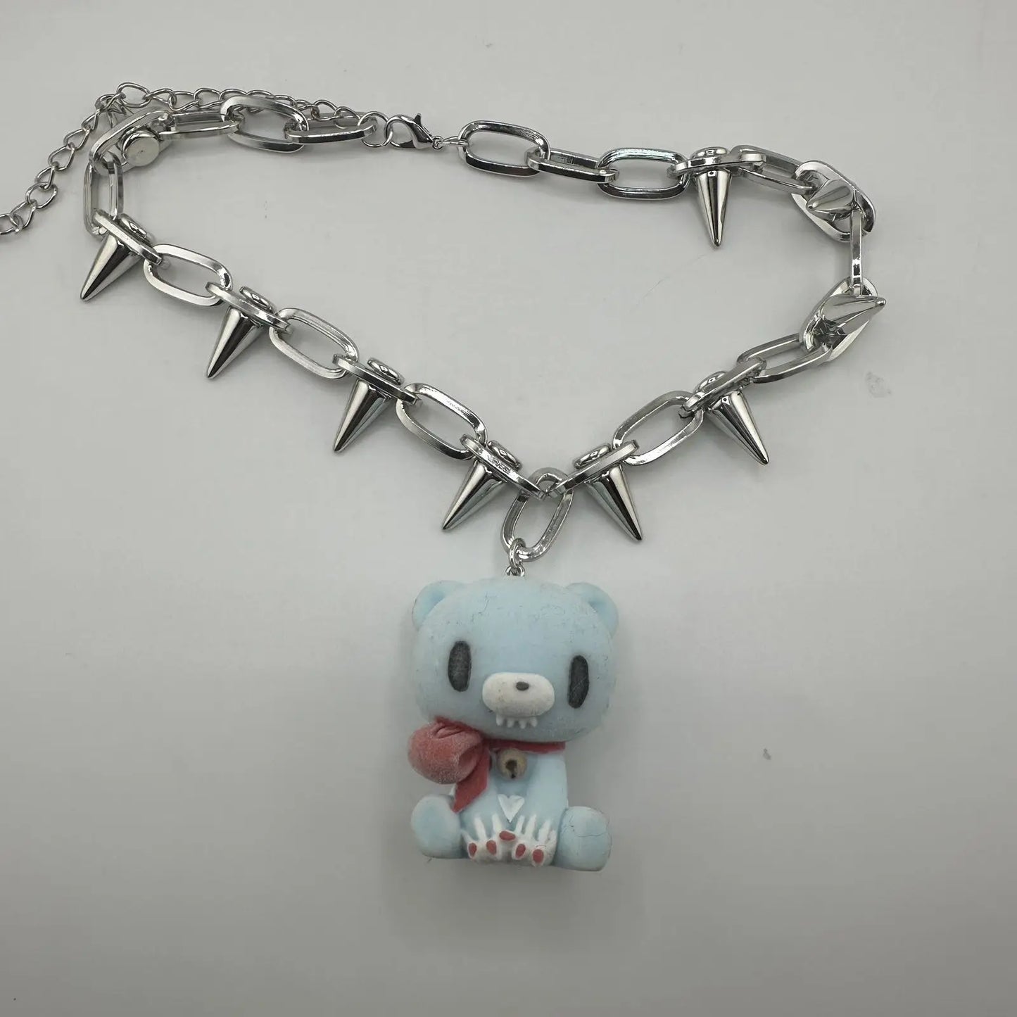 Accessories Series Cute Creative Handmade Melancholic Bear Necklace Fashion Accessories Y2k Style Accessories Children'S Gifts
