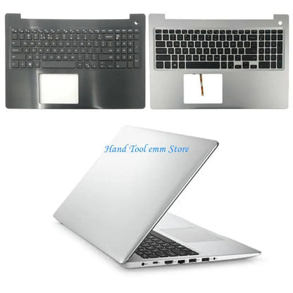 H37F US Laptop Upper Case Palmrest Backlit Keyboard for Dell 15 5570 5575