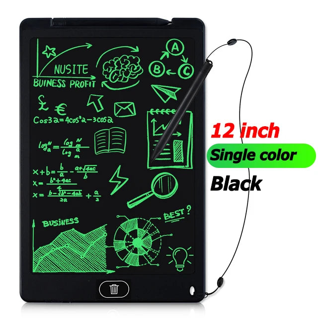 Tablets Electronic Handwriting Pad 12 inch Writing Board Drawing Tablet LCD Screen Writing Tablet Digital Graphic Toys for child