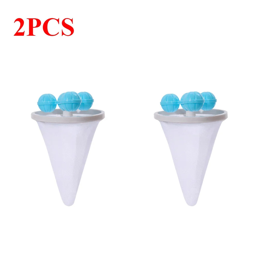 1-10pcs Washing Machine Filter Net Floating Lint Filter Mesh Bag Reusable Pet Hair Catcher Remover Laundry Cleaning Tool