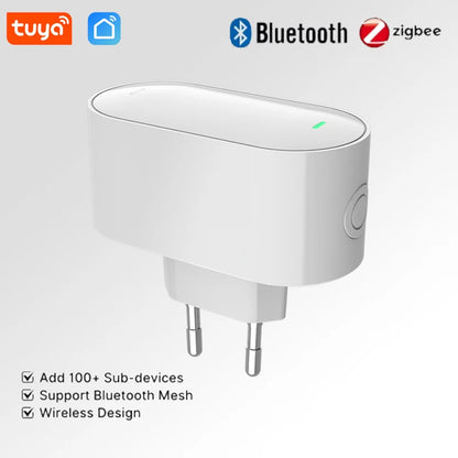 Tuya ZigBee Gateway Hub ZigBee/Bluetooth Mesh Plug-in Type Multi-mode  Gateway Bridge  Hub Supports Smart Home Automation