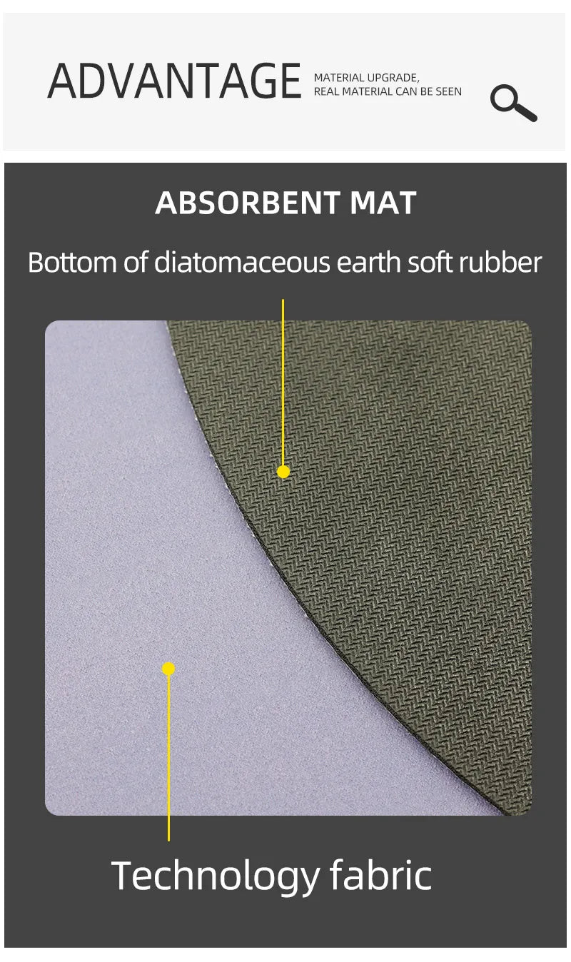 New Slip Absorbent Kitchen Mat Quick Drying Living Room Carpet High Quality Absorbent Anti Fall Rugs Anti Oil Stain Floor Mats