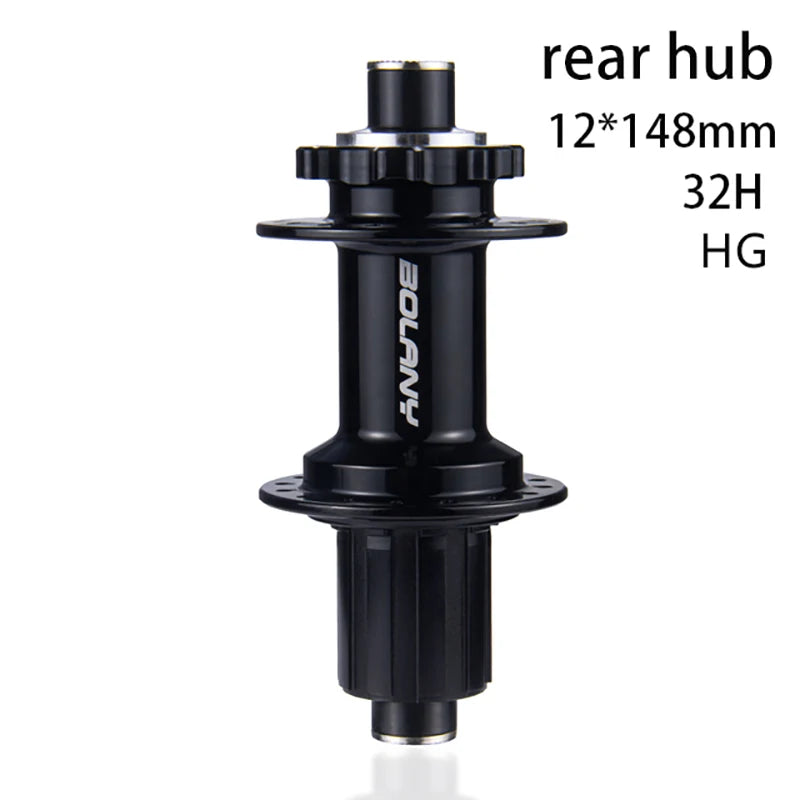 BOLANY Boost Cube Hubs 110x15 148x12 Mountain Bike Hub XD/HG/MS 32 Hole Thru Bicycle Bearing Hubs Bicycle Accessories