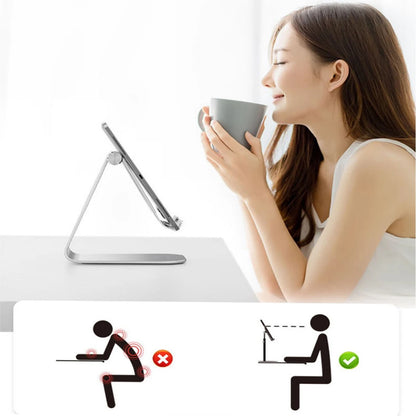 Tablet Stand, Adjustable Tablet Holder - Desktop Stand Dock Holder Compatible with 4-13" Tablet Such as iPad Pro 11, 9.7, 10.5,