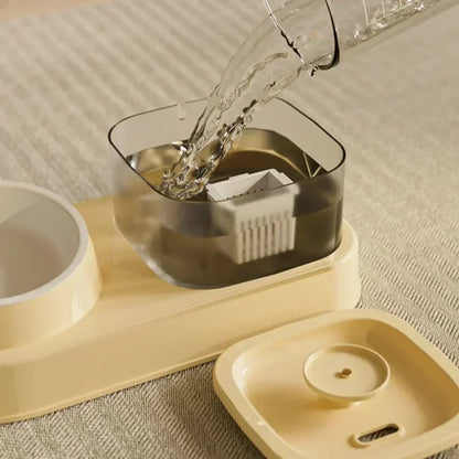 2 In 1 Pets Water Fountain Auto Filter USB Electric Mute Cat Drinker Bowl Pet Feeder Recirculate Filtring Drinker For Cats Water