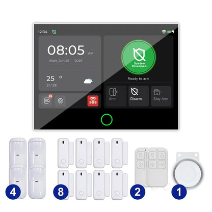 G74 Smart Home Alarma Para Hogar Tuya Alarme Smart Security Protection Casa Inteligente Alexa Home Security System