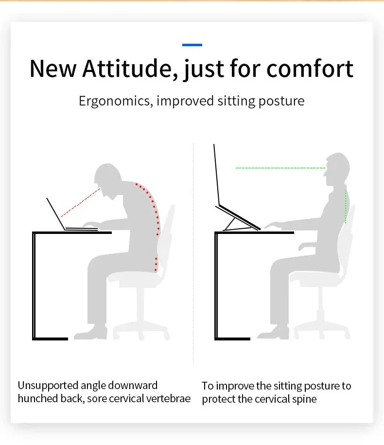 Adjustable Laptop Stand Portable Foldables Laptop Stand Ventilation And Cooling Computer Laptop Stand Tablet  Mobile Phone Stand