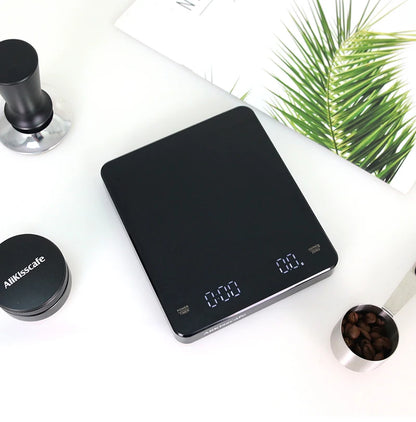 Espresso Scale With Timer Digital Usb 3kg Electronic With Pad High Precision Portable Barista Tools Home Coffee Accessories