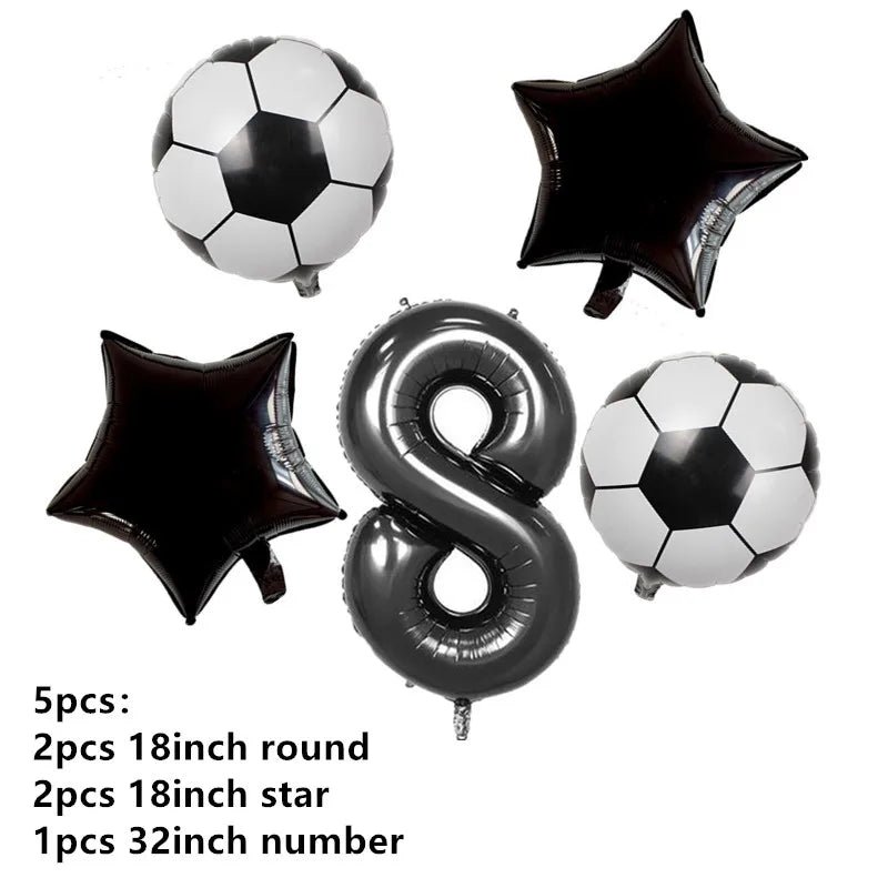 108*180cm Football Tablecloth Party Supplies Disposable Plate Tableware Party Birthday Party Decor Kids Boy Soccer Party Supplie