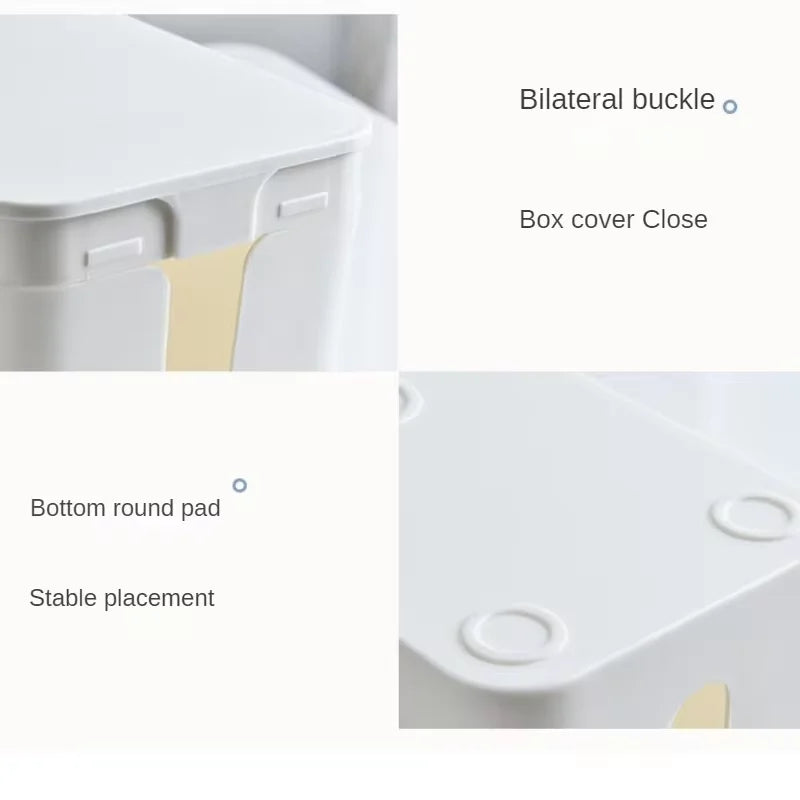 Cable Management Box Desktop Power Strip Storage Box Dustproof Socket Storage Box Home Wire Case Wire Management Cable Organizer