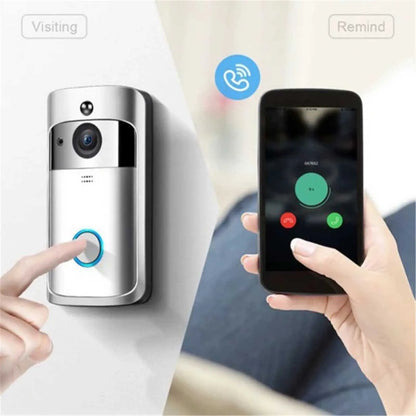 Ring & Video Doorbell WITH Camera Wireless WiFi Security Phone Bell 720PHD