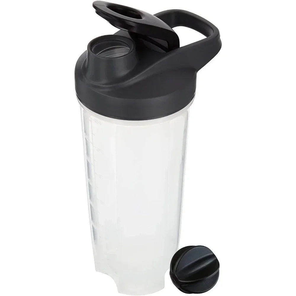 28 oz Shaker Bottles for Protein Shakes, Shaker Cups with Ball Blender Whisk, Shaker Bottle with Handle Drinkware