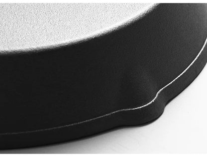 Cast Iron Pan Uncoated Frying Pan Small Frying Egg Pan Household Pan Kitchenware Set Oil Splashing Pan Cast Iron Cookware Frying