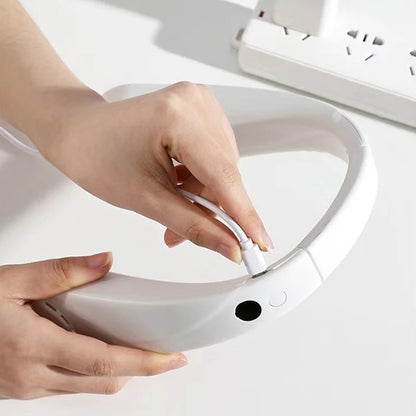 Newest Rechargeable Personal  Hanging Neck Fan USB Mini Portable&Wearable Neck Fan Bladeless Outdoor Sport Fan