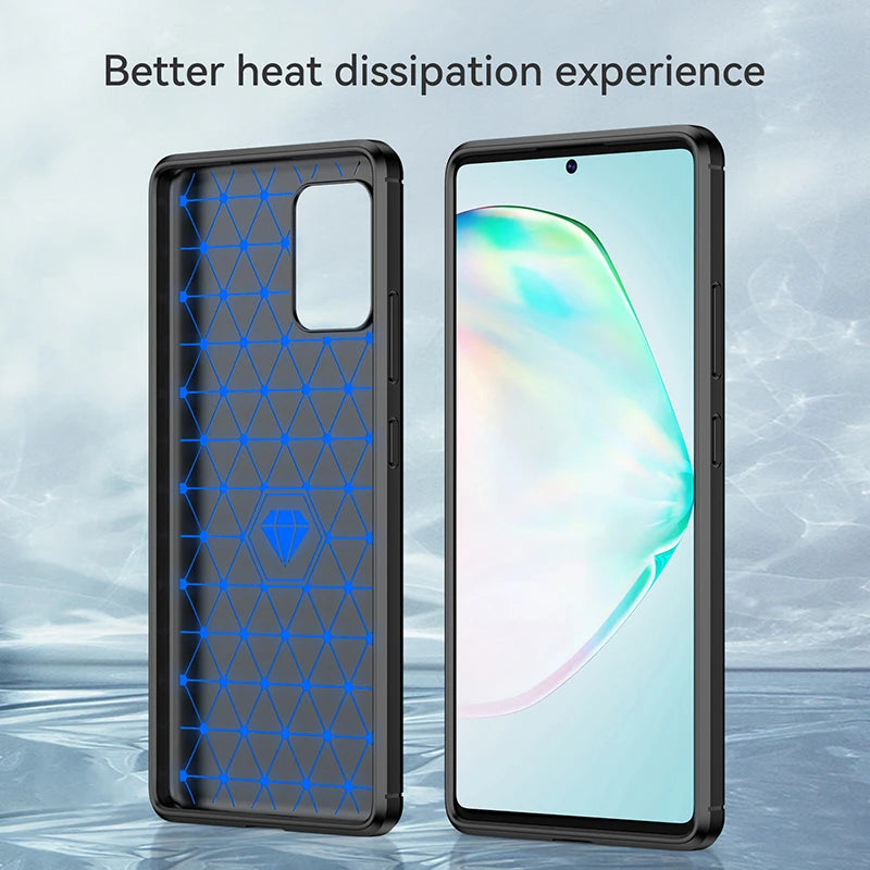 For Samsung Galaxy S10 Lite Cover Case For Samsung S10 Lite Capas Bumper Shockproof Soft TPU Case For Samsung S10 Lite Fundas