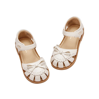 Dave Bella Girls Beige Sandal Kids TPR Sole Shoes Children Summer Shoes Fashion Design Princess Birthday Party Sandal DB2248723