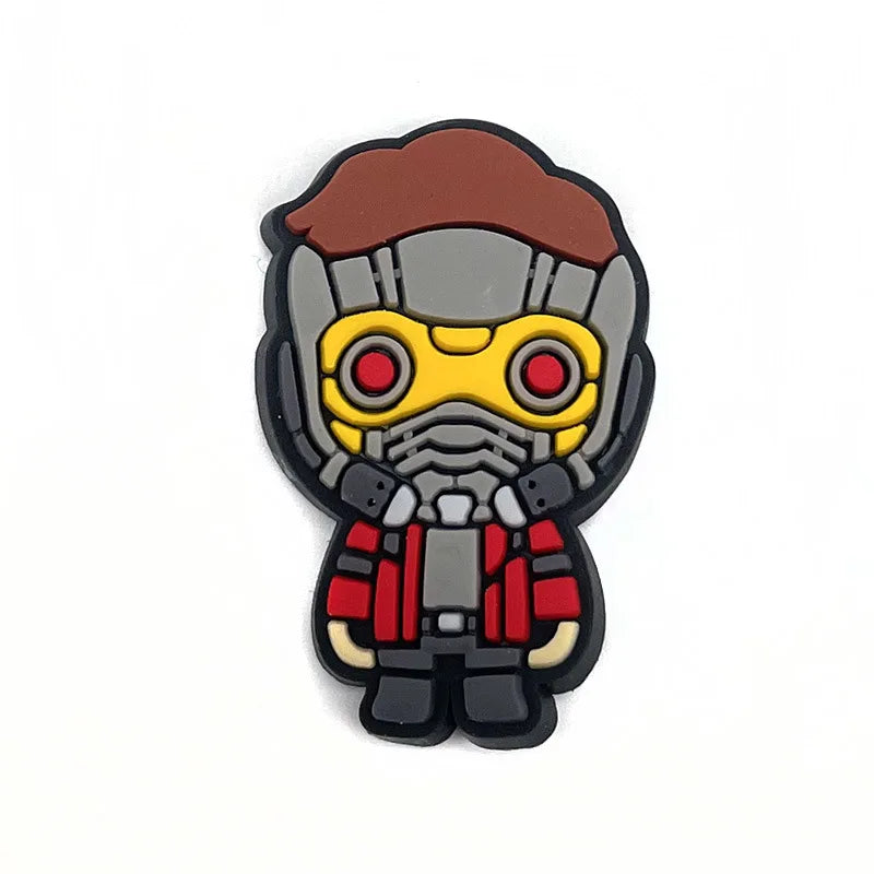 28styles Movies Super Hero Shoe Charms for Clogs Sandals Decorations shoes Accessories PVC Charms Cartoon Kids Gifts