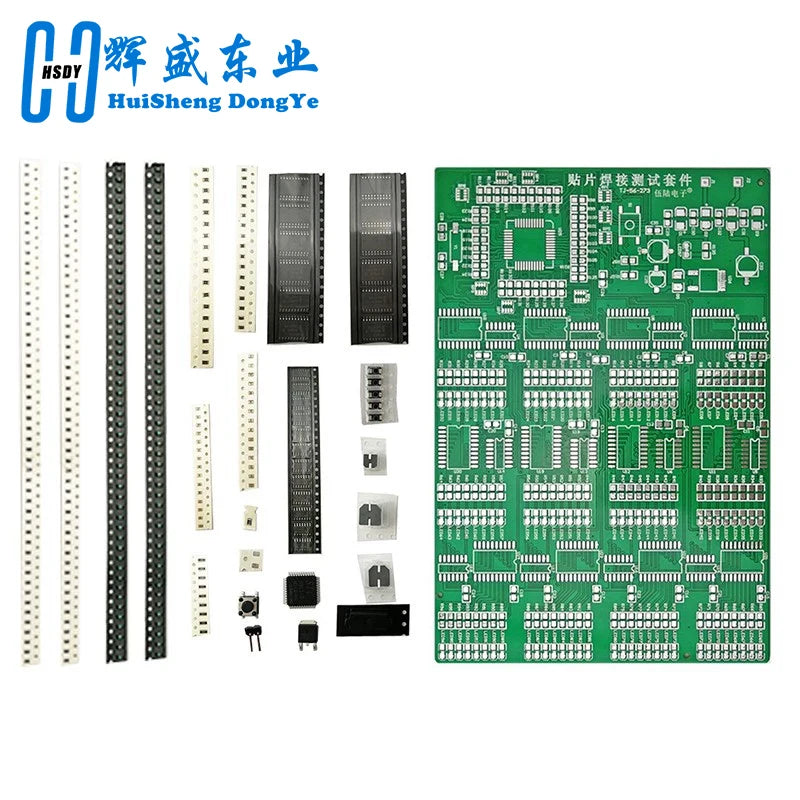 300 SMD component soldering test kits High-strength practice board Skill contest PCB soldering