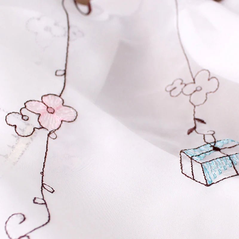 Korean Cute Gift Coffee Curtain Half Curtain Short Curtain Screen Curtain Door Curtain Finished Bedroom Screen Cabinet